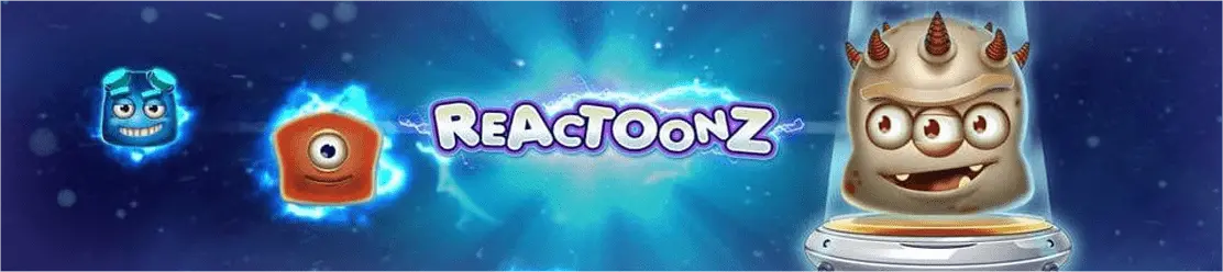 Reactoonz online slot machine with bonus features